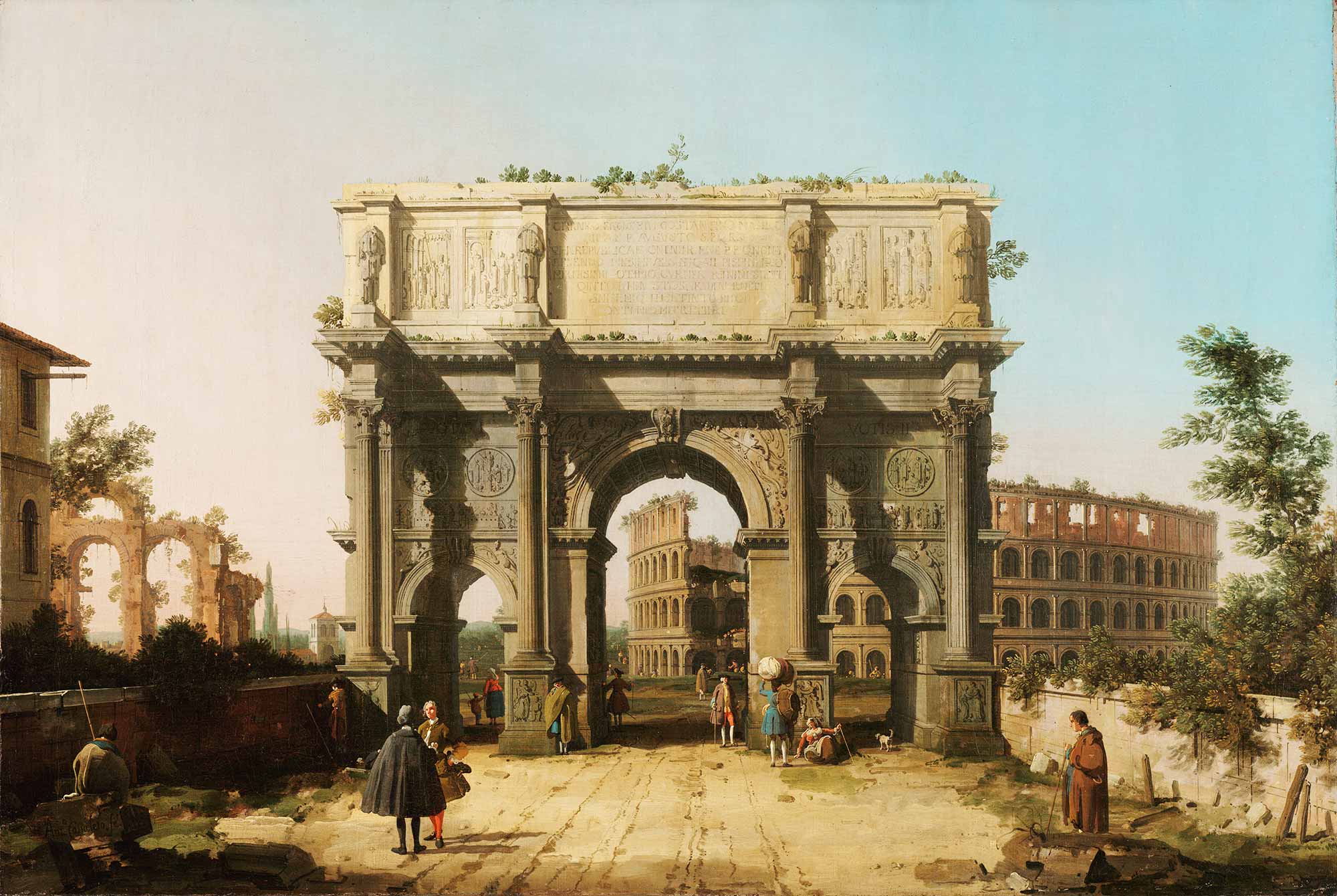 Antonio Canaletto Konstantin Kemeri ve Kolezyum