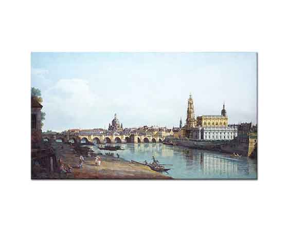 Antonio Canaletto Neustadt’tan Dresden’e Bakış