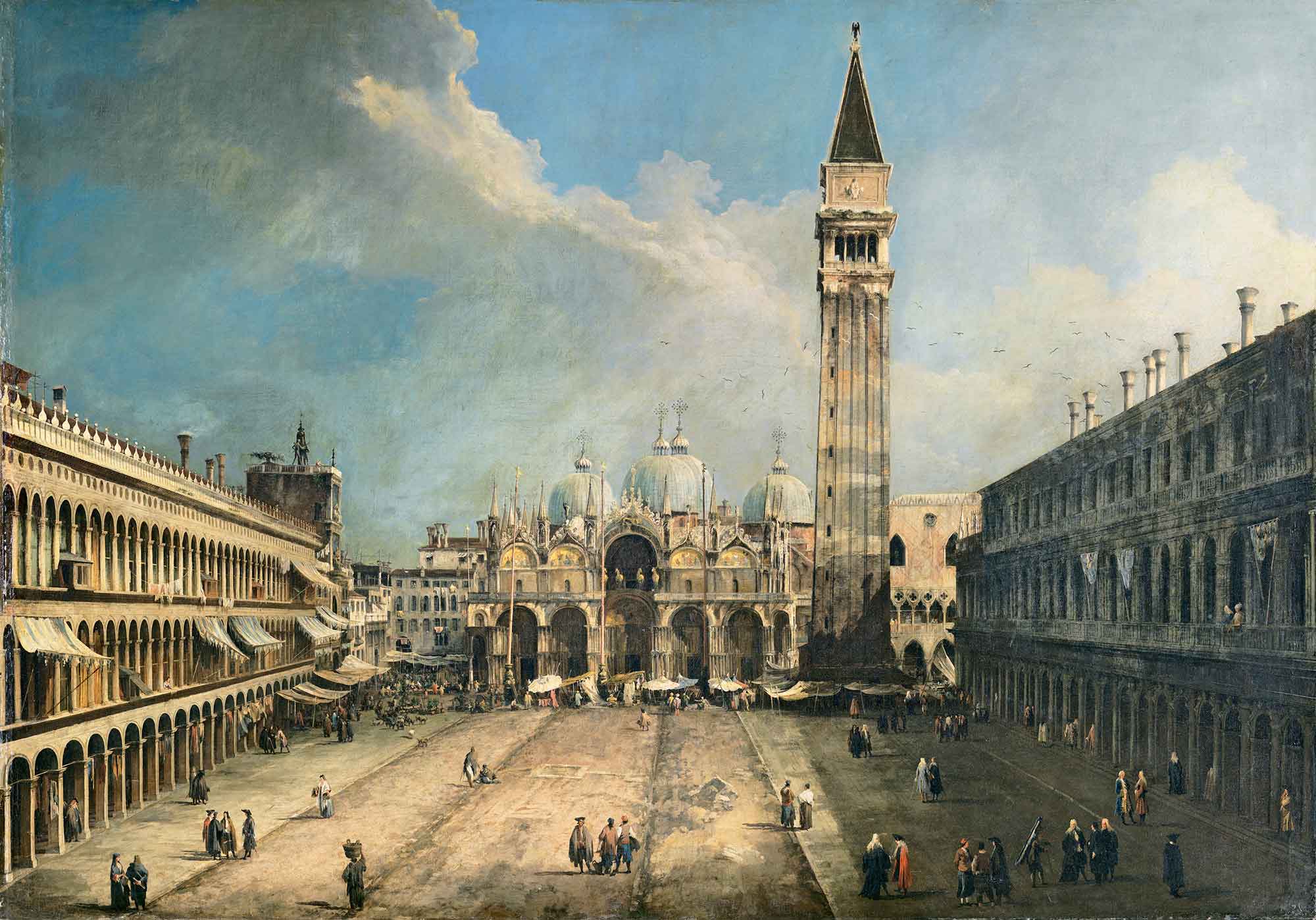 Antonio Canaletto San Marco Meydanında