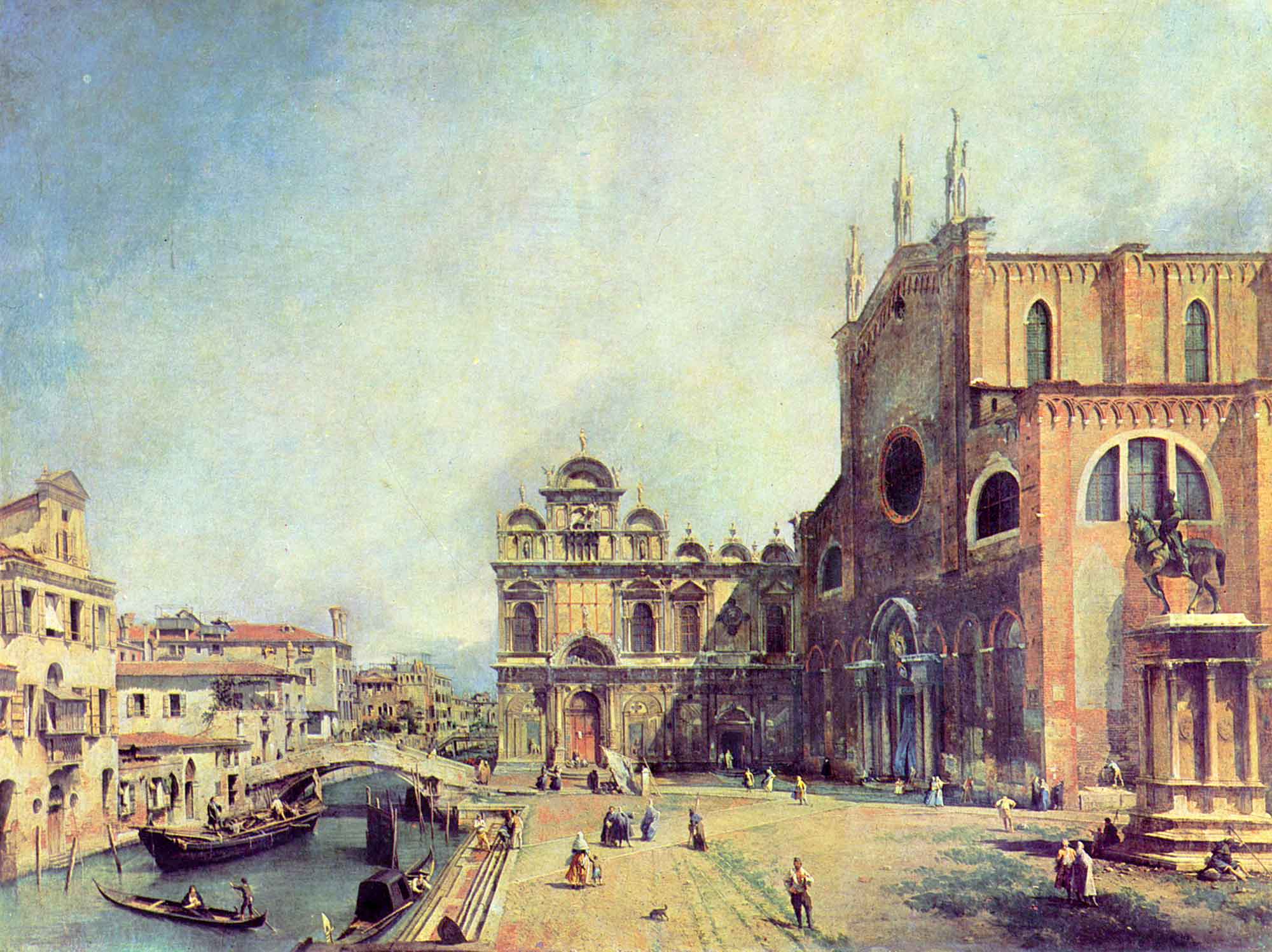 Antonio Canaletto Santi Giovanni Meydanı