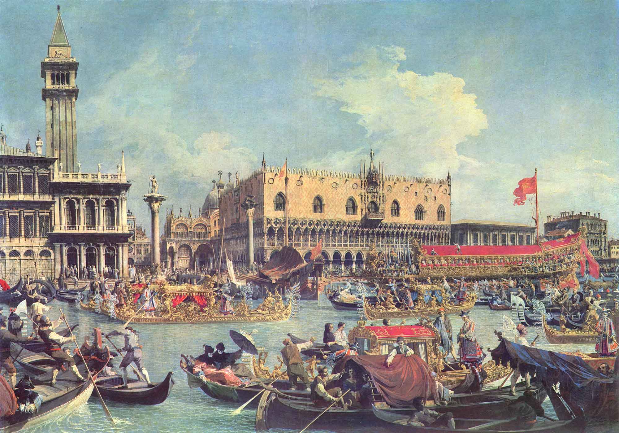 Antonio Canaletto Saray Önünde