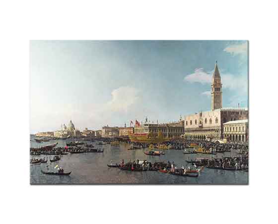 Antonio Canaletto Yükseliş Günü Kutlamaları San Marco