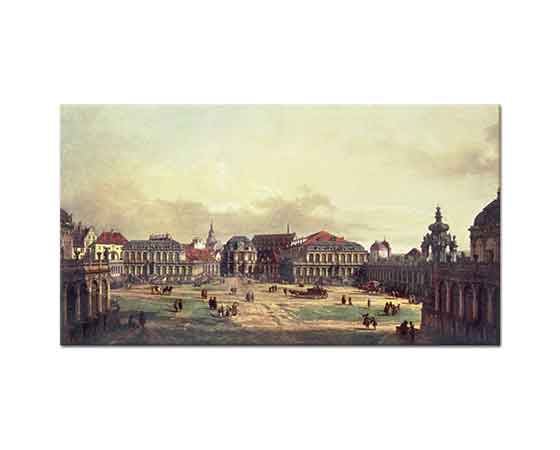 Antonio Canaletto Zwinger Meydanı Dresden