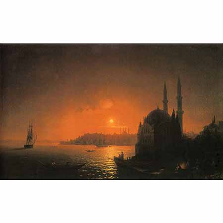 Ayvazovski Ayışığında Ortaköyden Istanbul