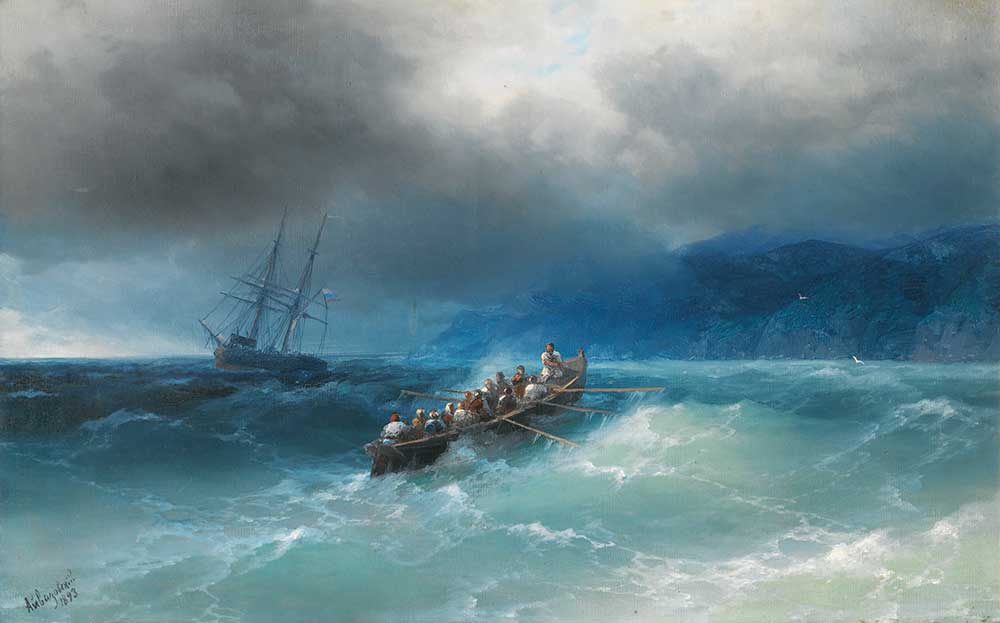 Ayvazovski Gemi Kazası 1880