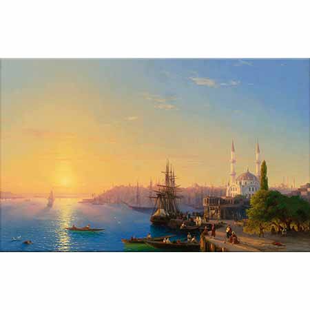 Ayvazovski Gün Batımında Ortaköy'den İstanbul
