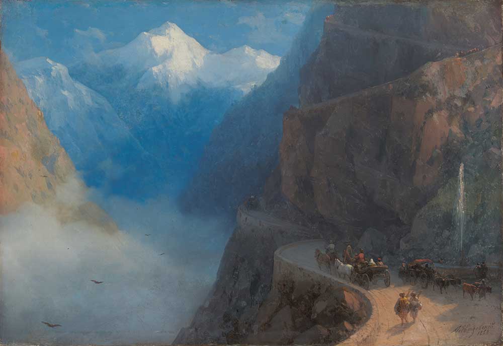Ayvazovski Kafkas Dağları