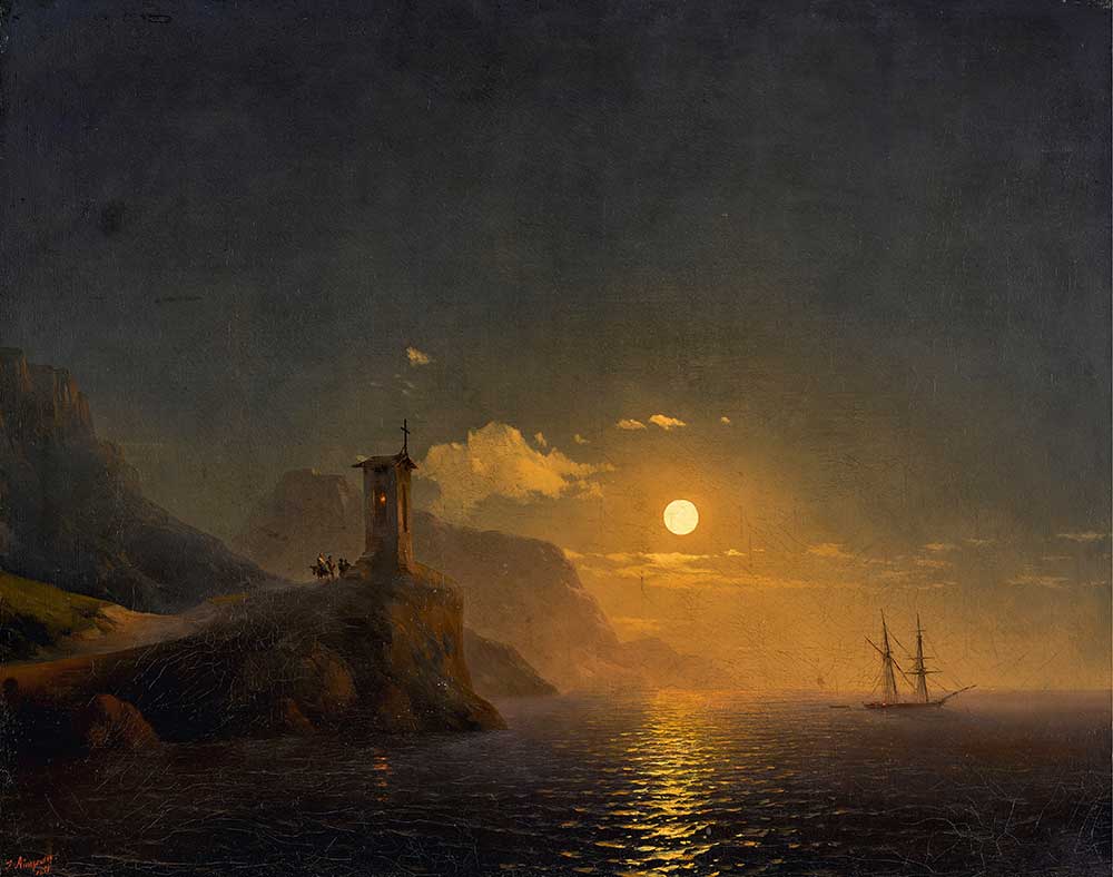 Ayvazovski Şapel ve Deniz Manzarası