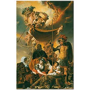 Caesar van Everdingen F Hendrik'in Doğum Alegorisi