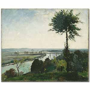 Carl Fredrik Hill Ağaç ve Nehir
