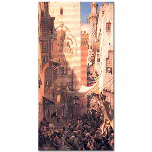 Carl Haag Mekke Hacılarının Kahire'ye Dönüşü