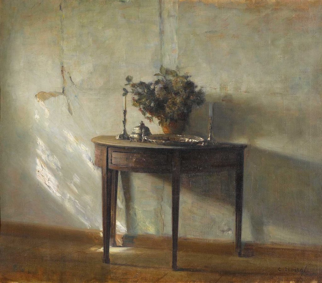 Carl Vilhelm Holsoe İç Mekanda Gün Işığı