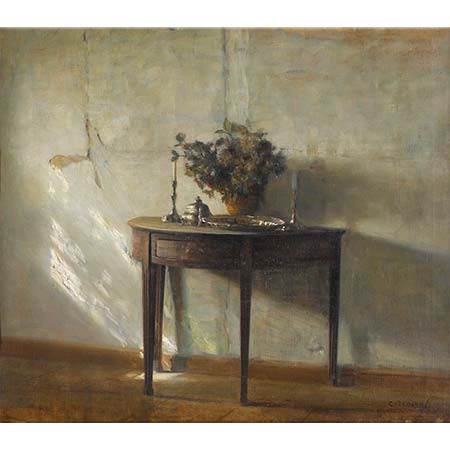 Carl Vilhelm Holsoe İç Mekanda Gün Işığı