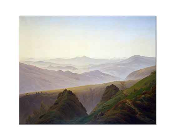 Caspar David Friedrich Dağlarda Sabah