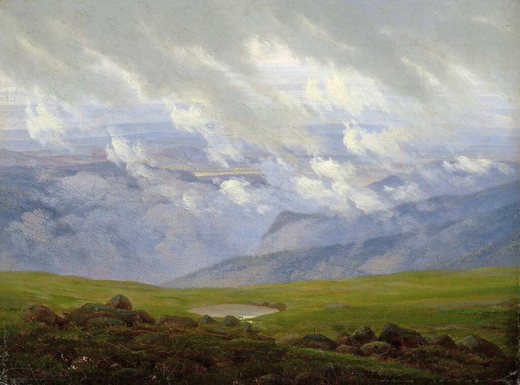 Caspar David Friedrich Sürüklenen Bulutlar