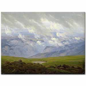 Caspar David Friedrich Sürüklenen Bulutlar
