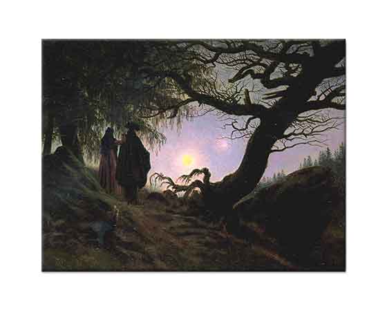 Caspar David Friedrich Mehtapta Erkek ve Kadın