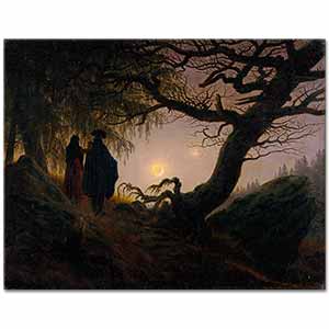 Caspar David Friedrich Mehtapta Erkek ve Kadın