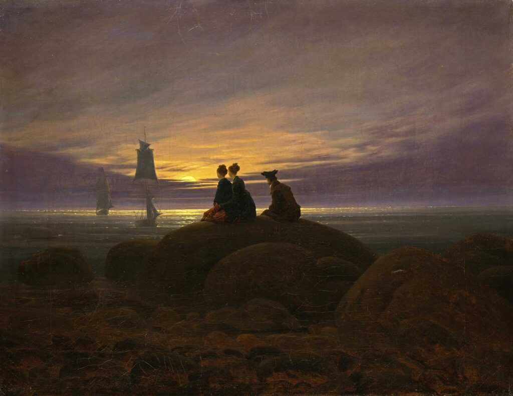 Caspar David Friedrich Denizde Mehtap Başlangıcı