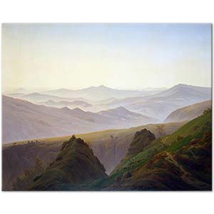 Caspar David Friedrich Dağlarda Sabah
