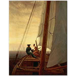 Caspar David Friedrich Yelkenlide