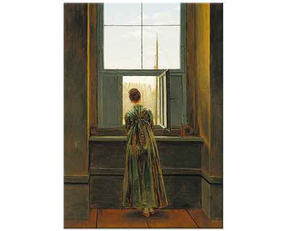 Caspar David Friedrich Pencerede Kadın