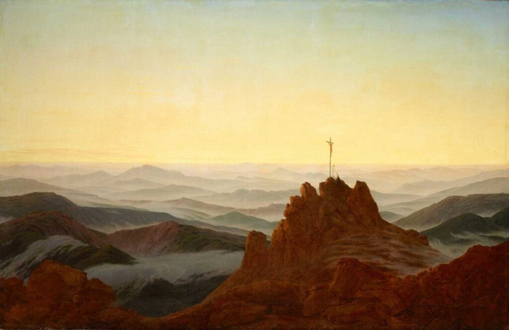 Caspar David Friedrich Riesengebirge'de Sabah