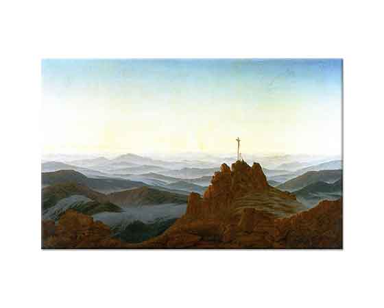 Caspar David Friedrich Riesengebirge'de Sabah