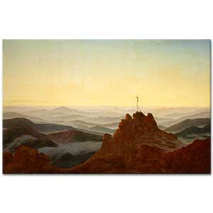 Caspar David Friedrich Riesengebirge'de Sabah