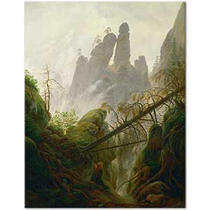 Caspar David Friedrich Kayalık Geçit