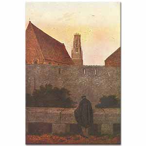 Caspar David Friedrich Şehir Duvarında