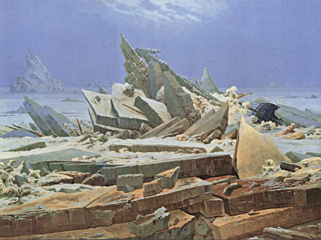 Caspar David Friedrich Buz Denizi