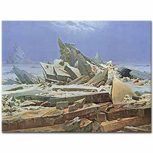Caspar David Friedrich Buz Denizi