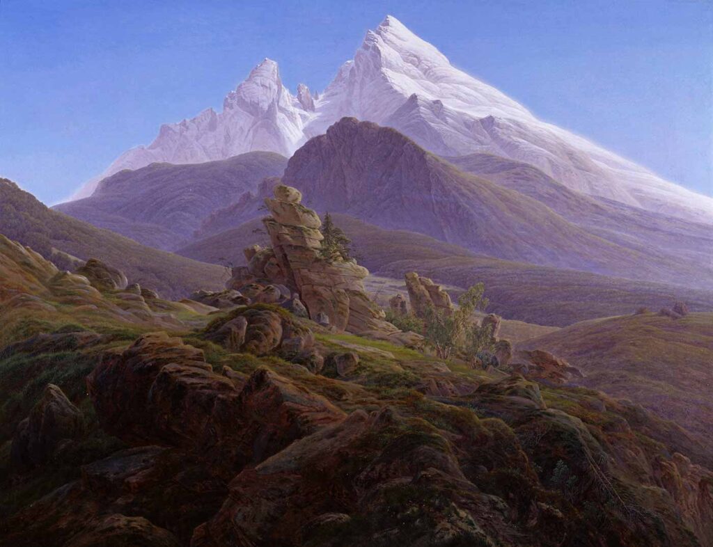 Caspar David Friedrich Watzmann Tepesi