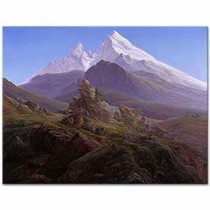 Caspar David Friedrich Watzmann Tepesi
