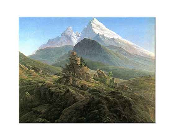 Caspar David Friedrich Watzmann Tepesi