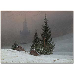 Caspar David Friedrich Kış Manzarası