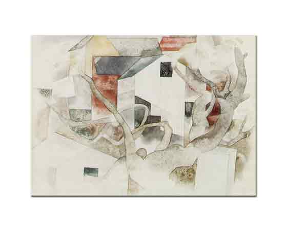 Charles Demuth Ahır ve Agaçlar