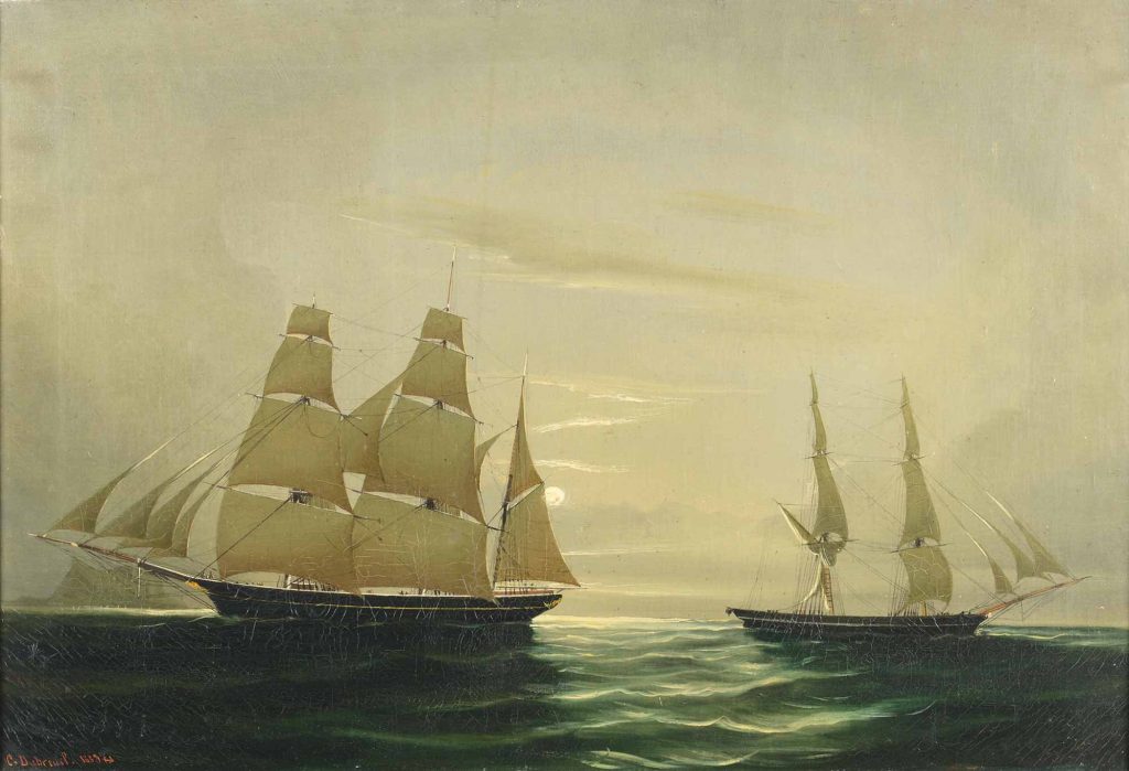 Cheri Francois Dubreuil Yelkenli Gemileri