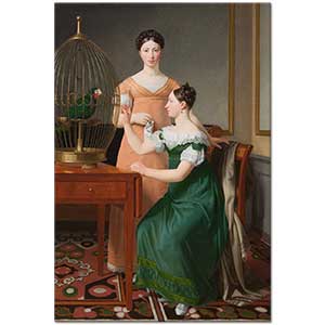 Christoffer Wilhelm Eckersberg Mendel Levin Nathanson'un Kızkardeşleri