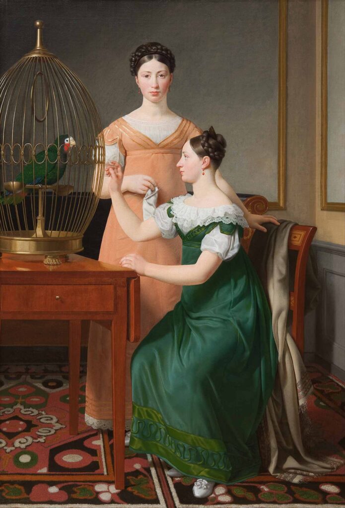 Christoffer Wilhelm Eckersberg Mendel Levin Nathanson'un Kızkardeşleri, Bella and Hanna