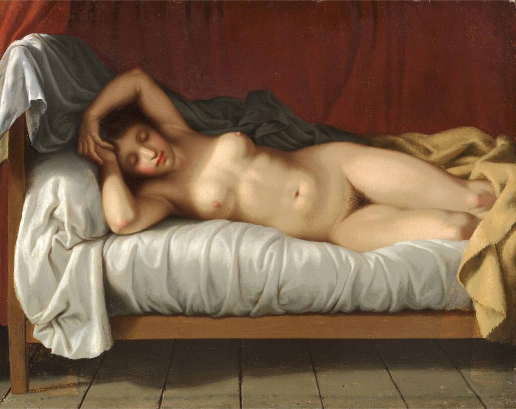 Christoffer Wilhelm Eckersberg Yatan Nü