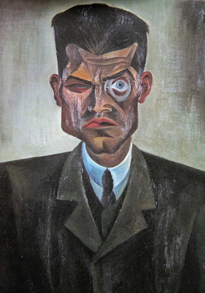 Conrad Felixmüller Raoul Hausmann'ın Portresi