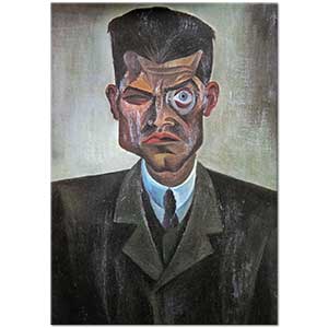 Conrad Felixmüller Raoul Hausmann'ın Portresi