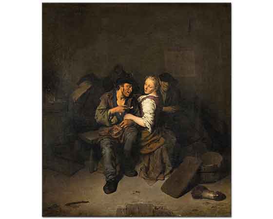 Cornelis Bega Tavernada Genç Çift