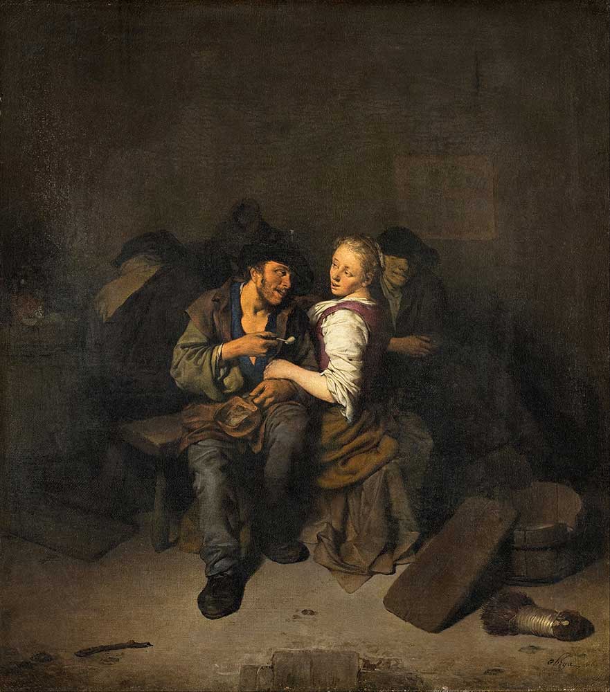 Cornelis Bega Tavernada Genç Çift