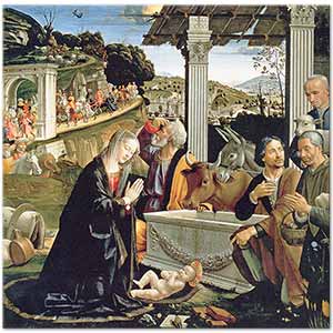 Domenico Ghirlandaio Çobanların Tazimi