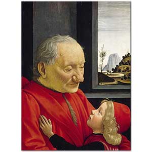 Domenico Ghirlandaio Yaşlı Adam ve Torunu