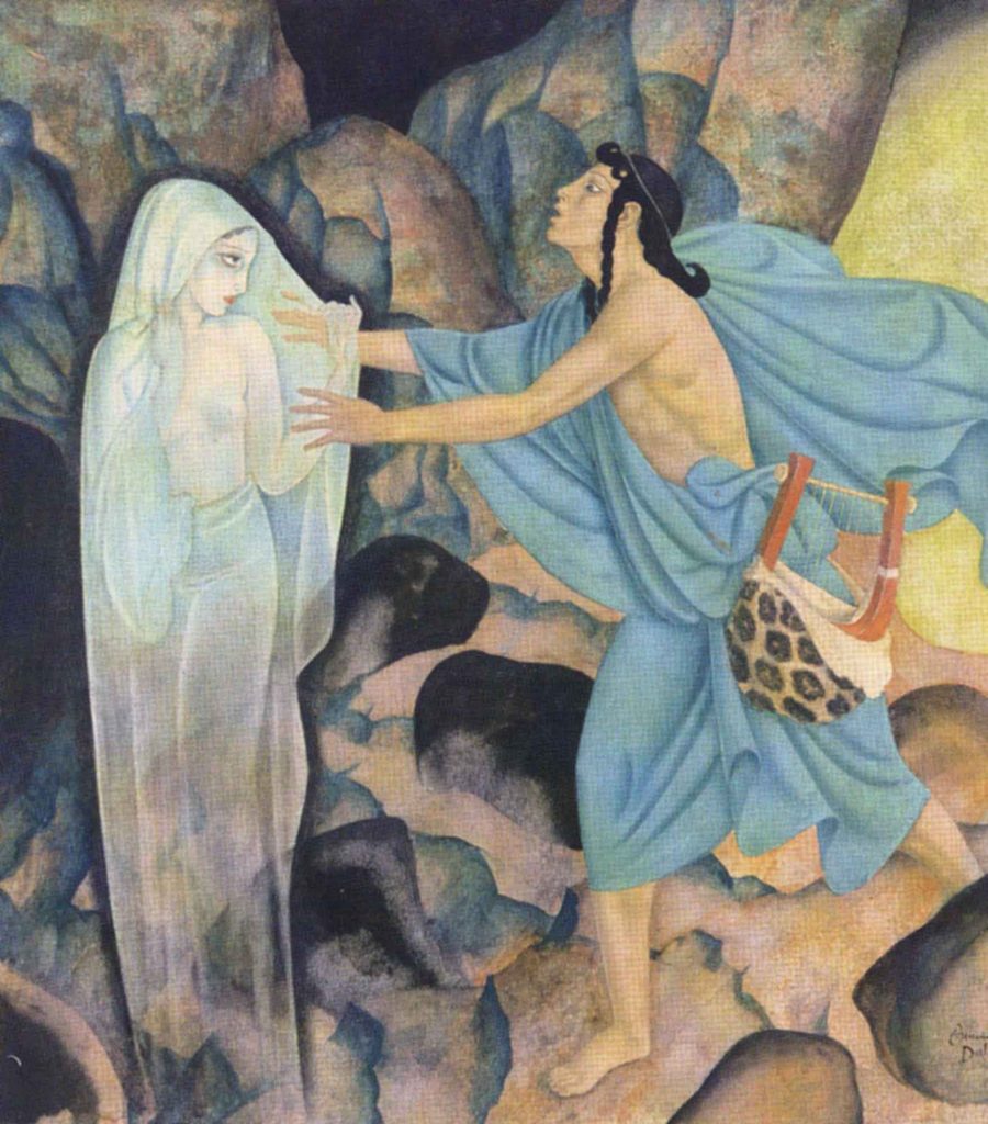 Edmund Dulac Orpheus ve Eurydice