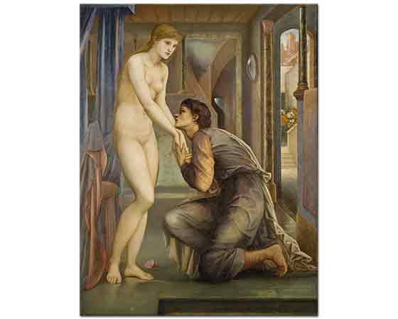 Edward Burne Jones Pygmalion Serisi Ruhun Ulaşması